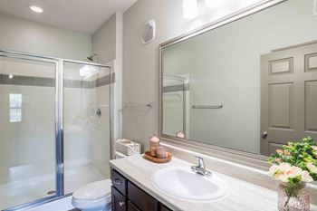 Bathroom with mirror